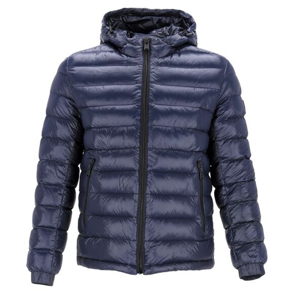 Boss Hugo Boss Quilted Jacket in Navy Blue Nylon